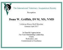 Donn W. Griffith, DVM, MS, NMD