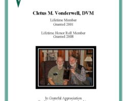 Cletus M. Vonderwell, DVM