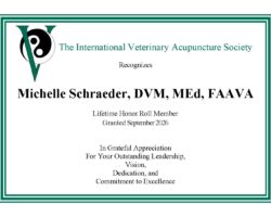 Michelle Schraeder, DVM, MEd, FAAVA